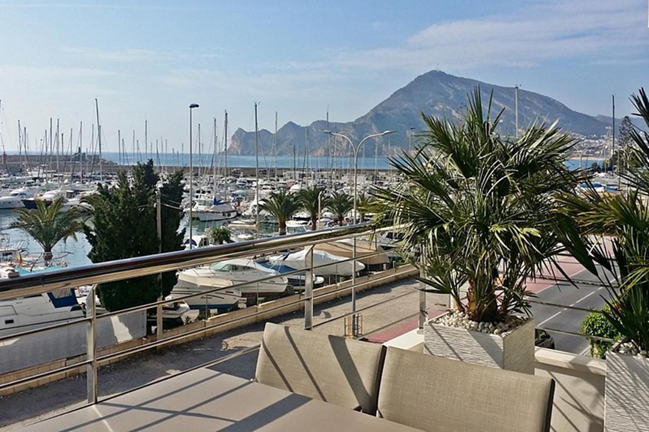 Luxe Vakantieappartement Aan De Jachthaven Van Altea Met Frontaal Zeezicht Exterior foto